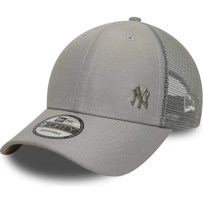 gorra-trucker-gris-ajustable-9forty-flawless-de-new-york-yankees-mlb-de-new-era