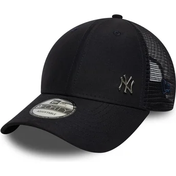 Justerbar 9FORTY Flawless navyblå truckerkasket fra New York Yankees MLB fra New Era