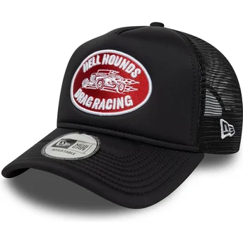 Sort A Frame Graphic Patch trucker-kasket fra New Era
