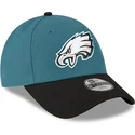 cappellino-curvo-verde-e-nero-regolabile-per-bambino-9forty-the-league-dei-philadelphia-eagles-nfl-di-new-era