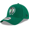 cappellino-verde-con-visiera-curva-regolabile-per-bambino-9forty-the-league-dei-boston-celtics-nba-di-new-era