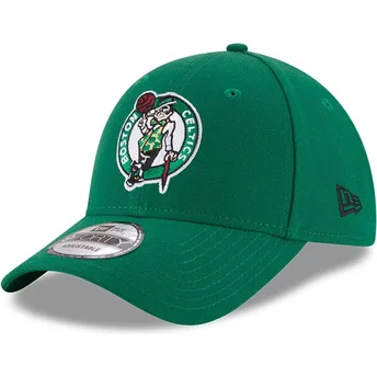 Grön justerbar kurvad keps för barn 9FORTY The League från Boston Celtics NBA av New Era