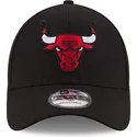 svart-bojd-justerbar-keps-for-barn-9forty-the-league-fran-chicago-bulls-nba-av-new-era