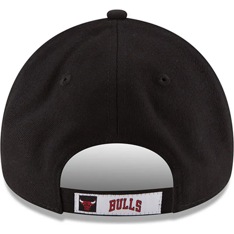 czarna-zakrzywiona-czapka-regulowana-dla-dzieci-9forty-the-league-chicago-bulls-nba-od-new-era