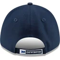 cappellino-curvo-bianco-e-blu-navy-regolabile-per-bambino-9forty-the-league-dei-dallas-cowboys-nfl-di-new-era
