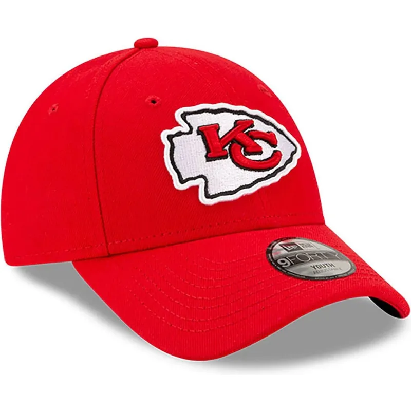 kansas-city-chiefs-nfl-new-era-9forty-the-league-justerbar-rod-buet-kasket-til-born