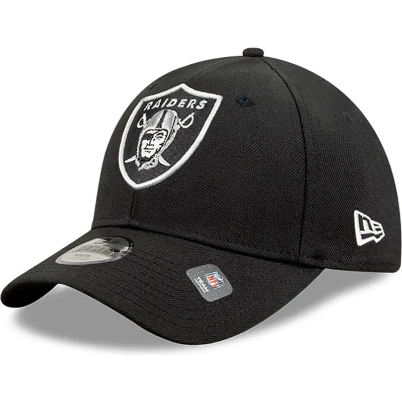 justerbar-svart-bojd-keps-for-barn-9forty-the-league-las-vegas-raiders-nfl-fran-new-era