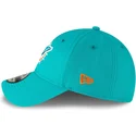 bla-justerbar-9forty-the-league-miami-dolphins-nfl-bornekasket-med-buet-skygge-fra-new-era