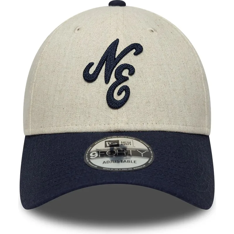 cappelli-curva-beige-cinghia-regolabile-9forty-di-new-era cappelli-curva-beige-cinghia-regolabile-9forty-di-new-era