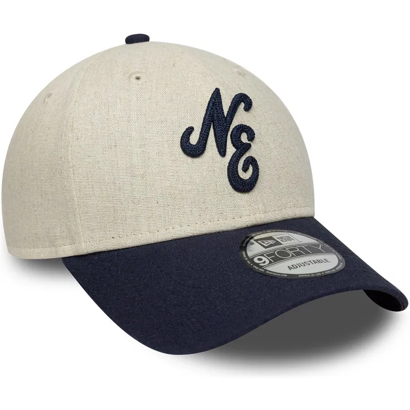 cappelli-curva-beige-cinghia-regolabile-9forty-di-new-era cappelli-curva-beige-cinghia-regolabile-9forty-di-new-era
