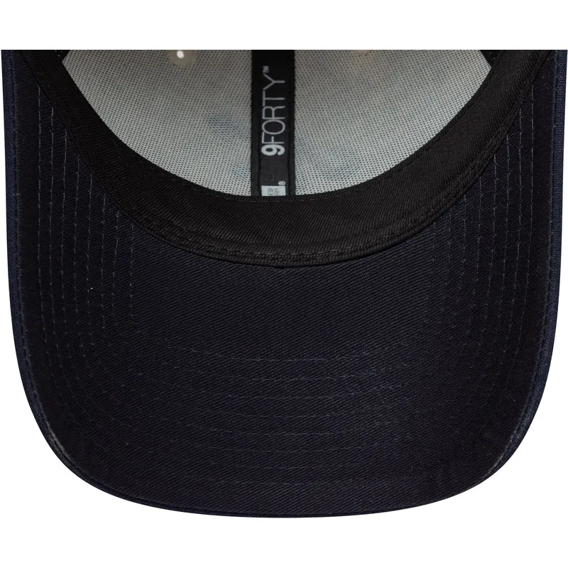 cappellino-curvo-beige-e-blu-navy-regolabile-9forty-linen-di-new-era