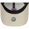 verstellbare-beige-9twenty-leinen-kappe-mit-gebogenem-schirm-von-new-york-yankees-mlb-von-new-era