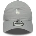 cappellino-grigio-curvo-regolabile-9twenty-mini-logo-washed-dei-los-angeles-dodgers-mlb-di-new-era