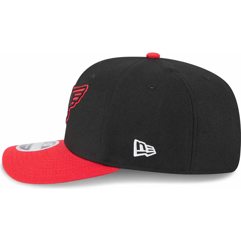 cappellino-curvo-rosso-e-nero-snapback-9seventy-stretch-snap-city-connect-di-chicago-white-sox-mlb-di-new-era