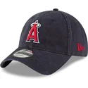 verstellbare-dunkelblaue-9twenty-core-classic-kappe-der-los-angeles-angels-mlb-von-new-era