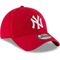 casquette-courbee-rouge-ajustable-9twenty-core-classic-new-york-yankees-mlb-new-era