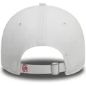 hvid-justerbar-buet-kasket-med-blat-logo-9twenty-core-classic-af-new-york-yankees-mlb-fra-new-era