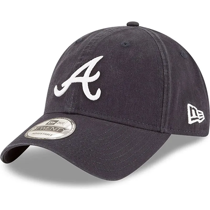 regulowana-granatowa-czapka-z-daszkiem-9twenty-core-classic-atlanta-braves-mlb-od-new-era