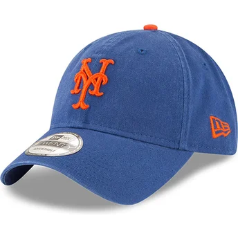 9TWENTY Core Classic justerbar blå buet kasket fra New York Mets MLB fra New Era