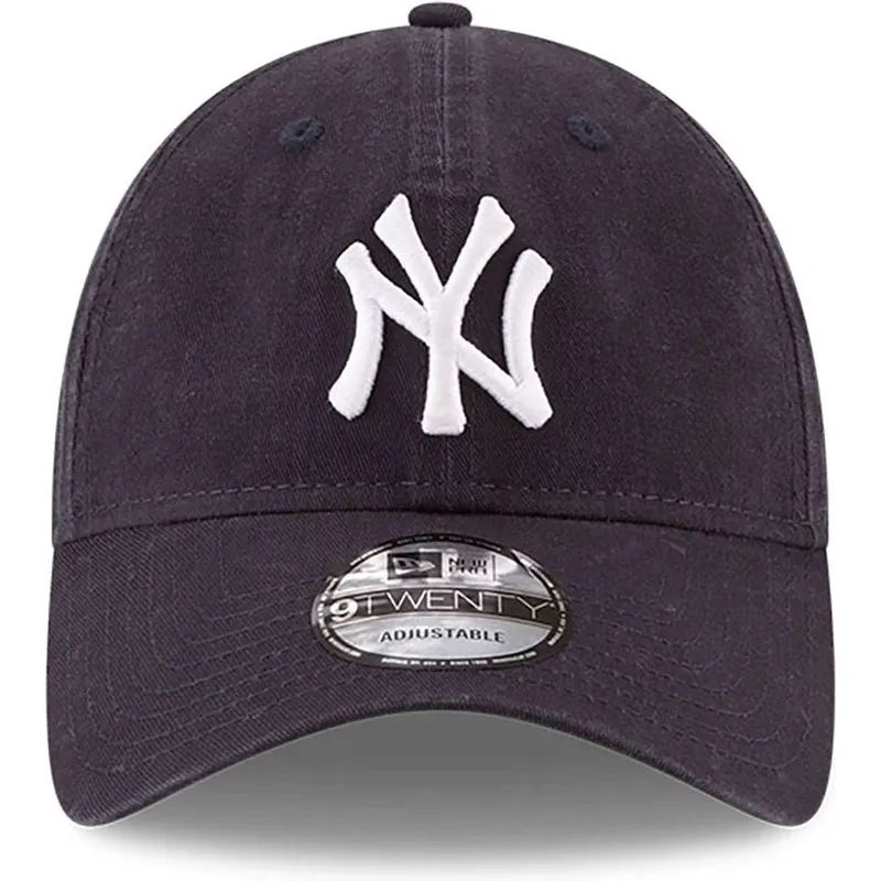 regulowana-granatowa-czapka-z-zakrzywionym-daszkiem-9twenty-core-classic-new-york-yankees-mlb-marki-new-era