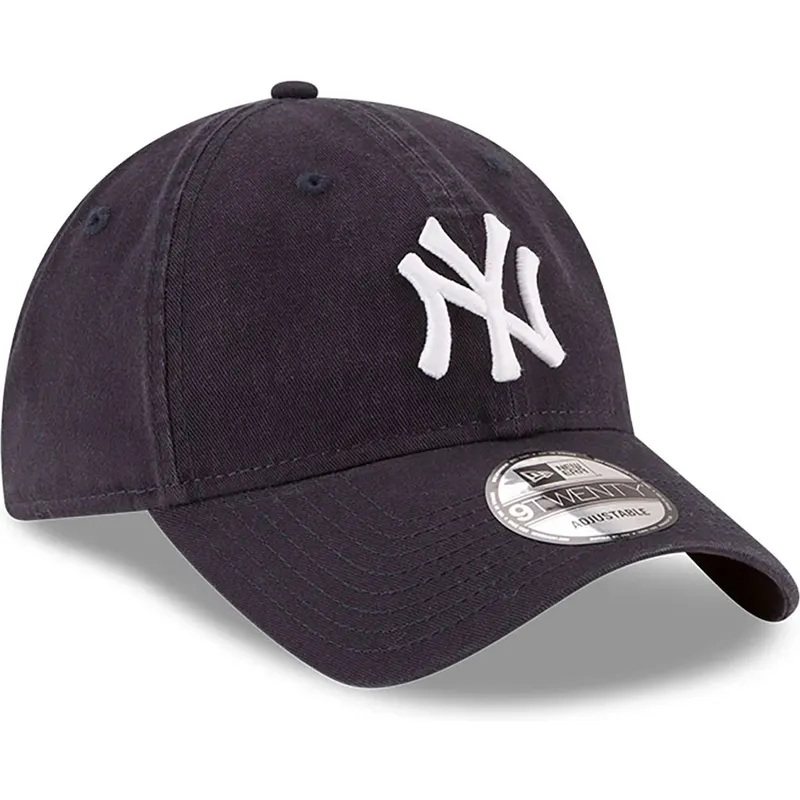 regulowana-granatowa-czapka-z-zakrzywionym-daszkiem-9twenty-core-classic-new-york-yankees-mlb-marki-new-era
