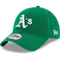 gron-justerbar-buet-kasket-9twenty-core-classic-fra-oakland-athletics-mlb-fra-new-era