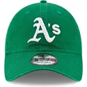 gron-justerbar-buet-kasket-9twenty-core-classic-fra-oakland-athletics-mlb-fra-new-era