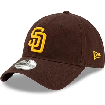 San Diego Padres MLB New Era 9TWENTY Core Classic justerbar brun buet kasket