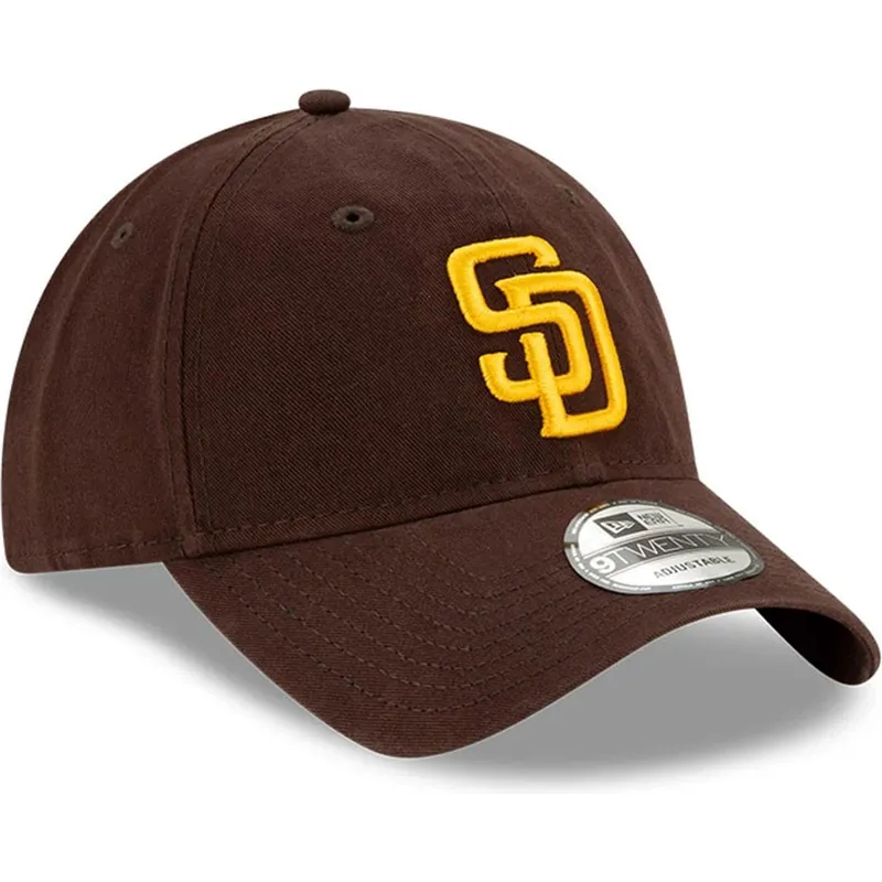 brun-bojd-justerbar-keps-9twenty-core-classic-fran-san-diego-padres-mlb-av-new-era