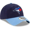 marinebla-justerbar-buet-kasket-9twenty-core-classic-fra-toronto-blue-jays-mlb-fra-new-era