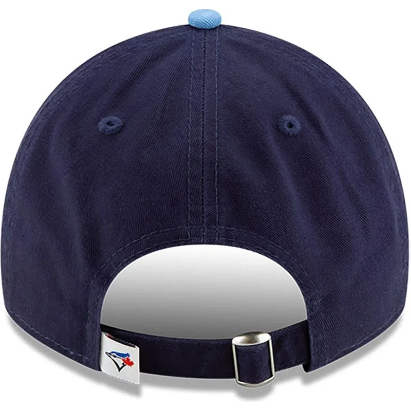 granatowa-zakrzywiona-czapka-z-regulacja-9twenty-core-classic-toronto-blue-jays-mlb-new-era