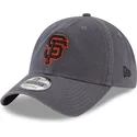 san-francisco-giants-mlb-new-era-9twenty-core-classic-gra-justerbar-kurvet-kasket