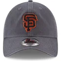 san-francisco-giants-mlb-new-era-9twenty-core-classic-gra-justerbar-kurvet-kasket