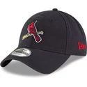 cappellino-con-visiera-curva-blu-navy-regolabile-9twenty-core-classic-dei-st-louis-cardinals-mlb-di-new-era