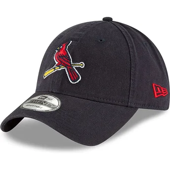 Justerbar marineblå buet kasket 9TWENTY Core Classic fra St. Louis Cardinals MLB fra New Era