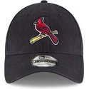cappellino-con-visiera-curva-blu-navy-regolabile-9twenty-core-classic-dei-st-louis-cardinals-mlb-di-new-era