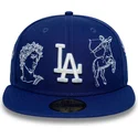 cappellino-piatto-blu-aderente-59fifty-mythical-dei-los-angeles-dodgers-mlb-di-new-era