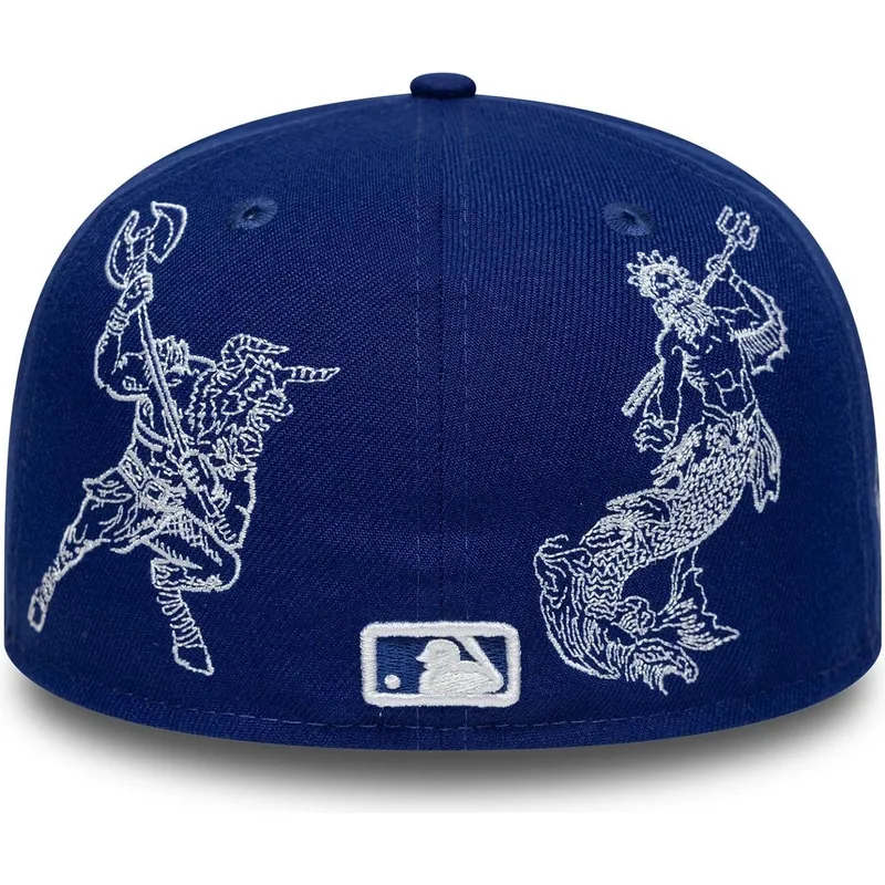 cappello-piatto-blu-regolato-59fifty-mythical-dei-los-angeles-dodgers-mlb-di-new-era