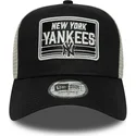 new-era-new-york-yankees-mlb-sort-og-hvid-a-frame-patch-trucker-kasket