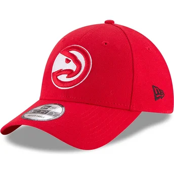 Rød justerbar 9FORTY The League Atlanta Hawks NBA kasket fra New Era
