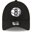 sort-justerbar-kurvet-kasket-9forty-the-league-fra-brooklyn-nets-nba-fra-new-era