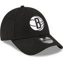 cappellino-nero-curvo-regolabile-9forty-the-league-dei-brooklyn-nets-nba-di-new-era