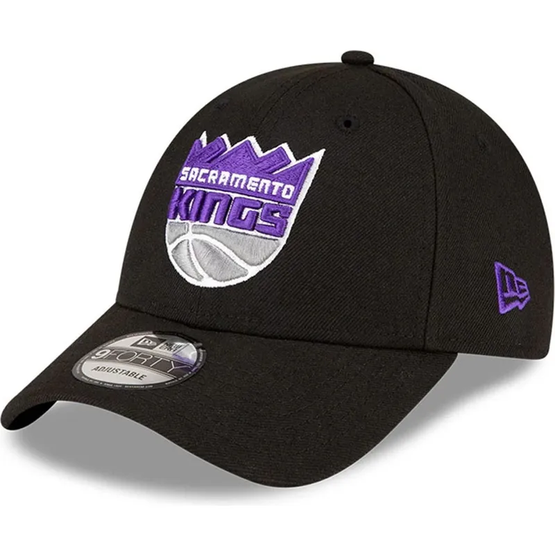 cappellino-visiera-curva-nero-regolabile-9forty-the-league-di-sacramento-kings-nba-di-new-era