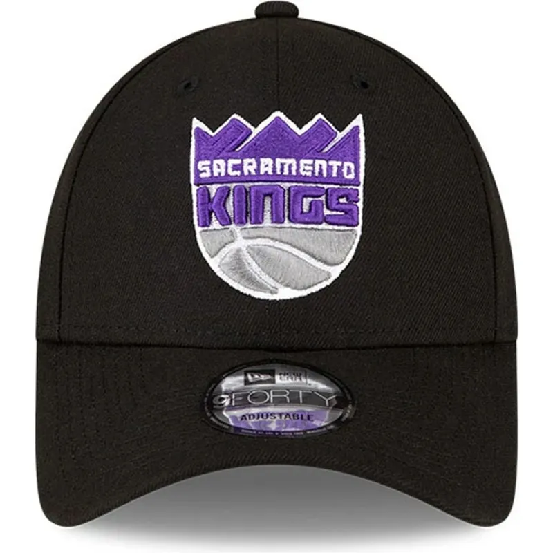 cappellino-visiera-curva-nero-regolabile-9forty-the-league-di-sacramento-kings-nba-di-new-era