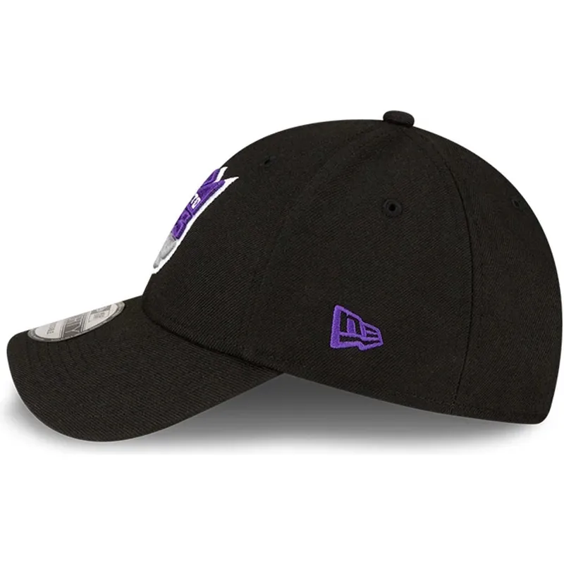 cappellino-visiera-curva-nero-regolabile-9forty-the-league-di-sacramento-kings-nba-di-new-era