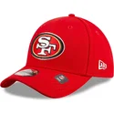 cappellino-regolabile-rosso-con-visiera-curva-per-bambino-9forty-the-league-dei-san-francisco-49ers-nfl-di-new-era