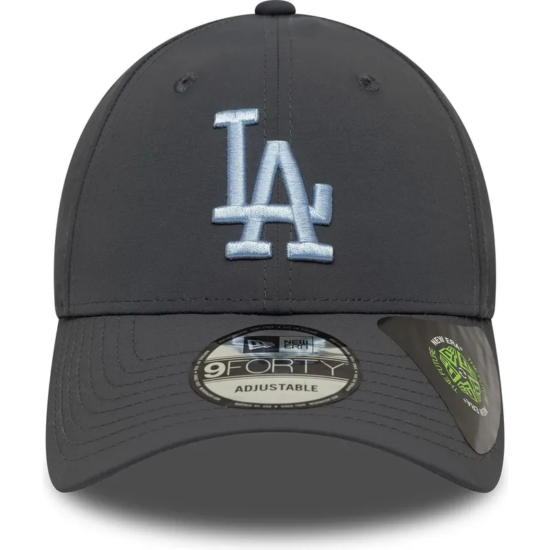 cappellino-visiera-curva-grigio-regolabile-con-logo-blu-9forty-recycled-di-los-angeles-dodgers-mlb-di-new-era
