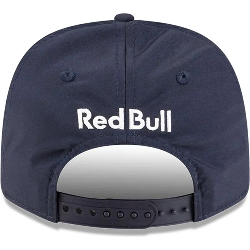 cappellino-visiera-curva-blu-marino-snapback-9seventy-stretch-snap-di-red-bull-racing-formula-1-max-verstappen-di-new-era