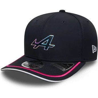 Marineblå buet snapback 9SEVENTY Stretch Snap cap fra Alpine F1 Team Formula 1 fra New Era