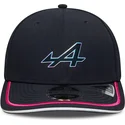 casquette-courbee-bleue-marine-snapback-9seventy-stretch-snap-alpine-f1-team-formula-1-new-era